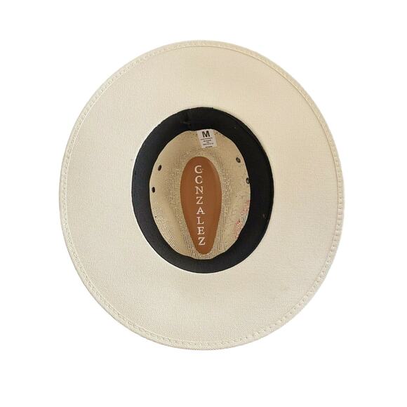 MEXICAN Artisanal Hat HandPainted Fedora Mandala Sombrero Panama Bohemian Medium main image 15
